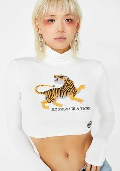 O Mighty My Pussy Is A Tiger Turtleneck