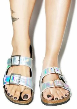 O Mighty Hella Hologram Sandals