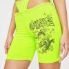 O Mighty Dragon G-String Biker Shorts Bottoms