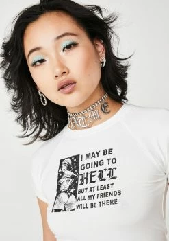 O Mighty Hellbound Baby Tee Graphic T-Shirt