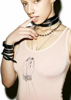 O Mighty Tops Fetish Garter Tank