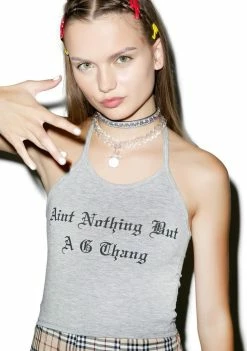 O Mighty Tops G Thang Halter Top