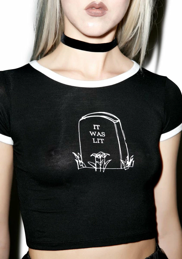 Best Sale β€οΈ O Mighty It Was Lit Ringer Tee π― 5 O Mighty It Was Lit Ringer Tee