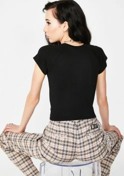 O Mighty Stephen King Crop Tee Tops