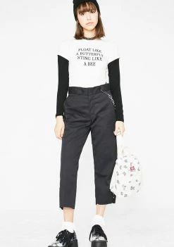 O Mighty Tops Float Like A Butterfly Long Sleeve Tee