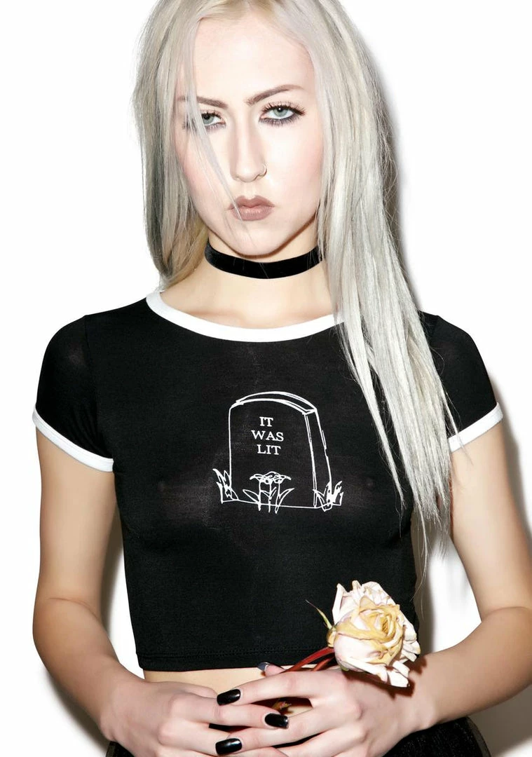 Best Sale β€οΈ O Mighty It Was Lit Ringer Tee π― 3 O Mighty It Was Lit Ringer Tee