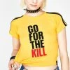 O Mighty Go For The Kill Cropped Tee Tops