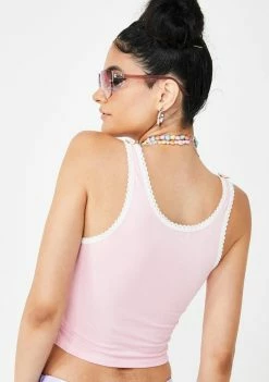 O Mighty Pixie Butterfly Flowerbud Tank Top Tops