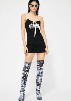 O Mighty Page Six Six Six Mini Dress