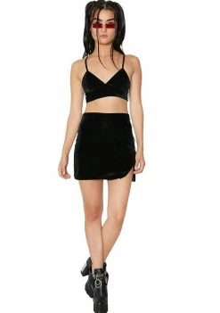 O Mighty Velvet Kitten Skirt