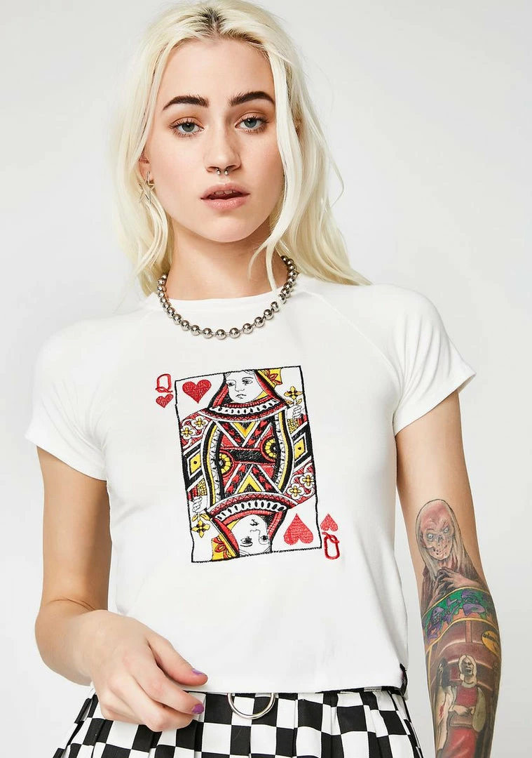 Flash Sale π O Mighty Queen Of Hearts Tee π 3 O Mighty Queen Of Hearts Tee