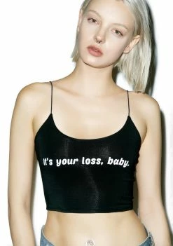 O Mighty Your Loss Skinny Tank Tops