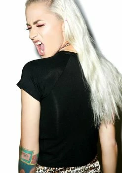 O Mighty Why Are You Still Talking Cropped Tee