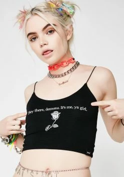 O Mighty Tops Hey There Demons Skinny Tank