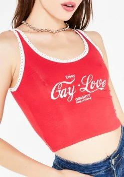 O Mighty Enjoy Gay Love Tank Tops