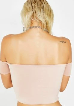 O Mighty Tops Brutal Honesty Off The Shoulder Top