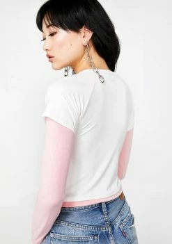 O Mighty Tops Girl Power Long Sleeve Tee