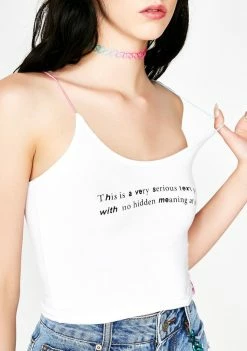 O Mighty Tops Hidden Meaning Tank Top