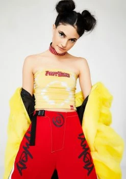 O Mighty Pussy Wagon Tie-Dye Boob Tube