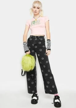 O Mighty Hellbound Graphic Crop Tee