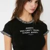 O Mighty You Can't Trust Every Angel Graphic Tee