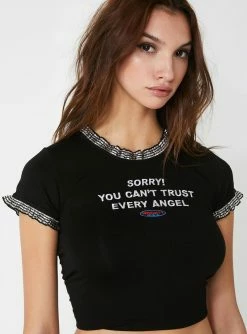 O Mighty You Can't Trust Every Angel Graphic Tee