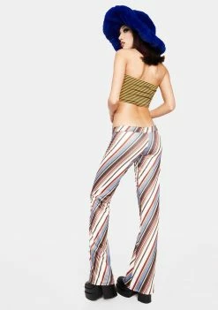O Mighty Wide Leg Pants Uncle Stripe Pants