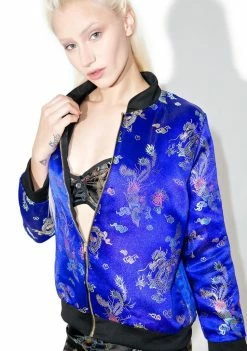 O Mighty Chun Li Bomber Jacket Outerwear