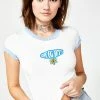 O Mighty Tops Flower Power Ruffle Tee