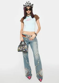 O Mighty Miss Rodeo Baby Tee Tops