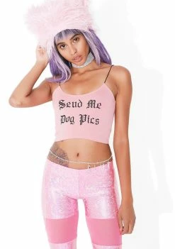 O Mighty Send Me Dog Pics Skinny Tank