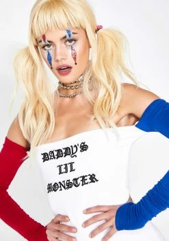 O Mighty Daddy's Lil Monster Off The Shoulder Dress