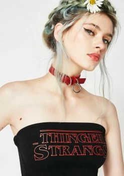 O Mighty Thinger Strangs Boob Tube Tops