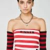 O Mighty Tops Sinner Off Shoulder Top