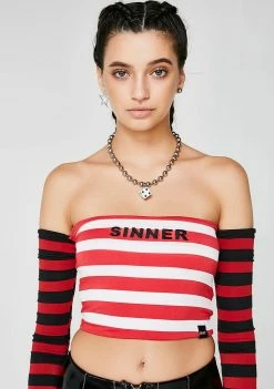 O Mighty Tops Sinner Off Shoulder Top
