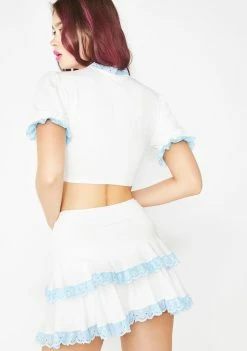 O Mighty Jessica Ruffle Top Tops