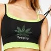 O Mighty Tops Maryjane Rhinestone Double Layer Crop Tank