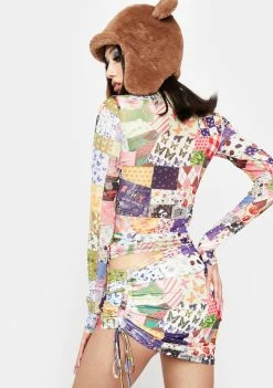 O Mighty Patchwork Mini Skirt