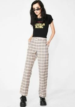 O Mighty Stephen King Crop Tee Tops