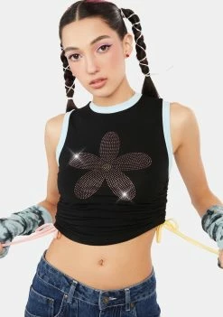 O Mighty Flower Power Drawstring Tank