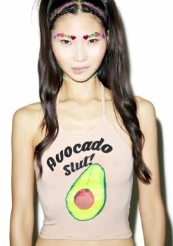 O Mighty Avocado Slut Halter Top