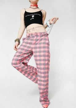 O Mighty Regina Pink Pants Bottoms