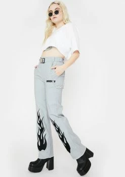 O Mighty Flame Chain Pants