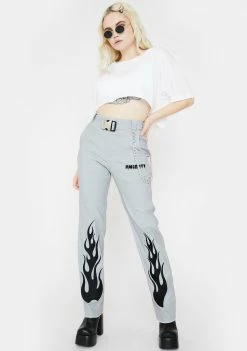 O Mighty Flame Chain Pants